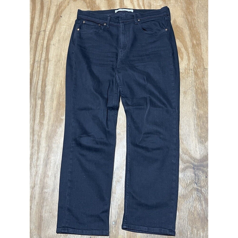 AYR Denim Straight Comfort Stretch Jeans Black Men 31 @N5